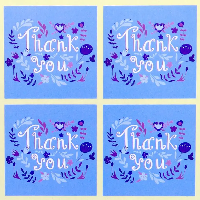 Thank You Stickers Square 50-500pcs Decoration Sticker For Handmade Wedding Gift Scrapbooking for Envelope and Package Seal
Thank You Stickers Square 50-500pcs Decoration Sticker For Handmade Wedding Gift Scrapbooking for Envelope and Package Seal