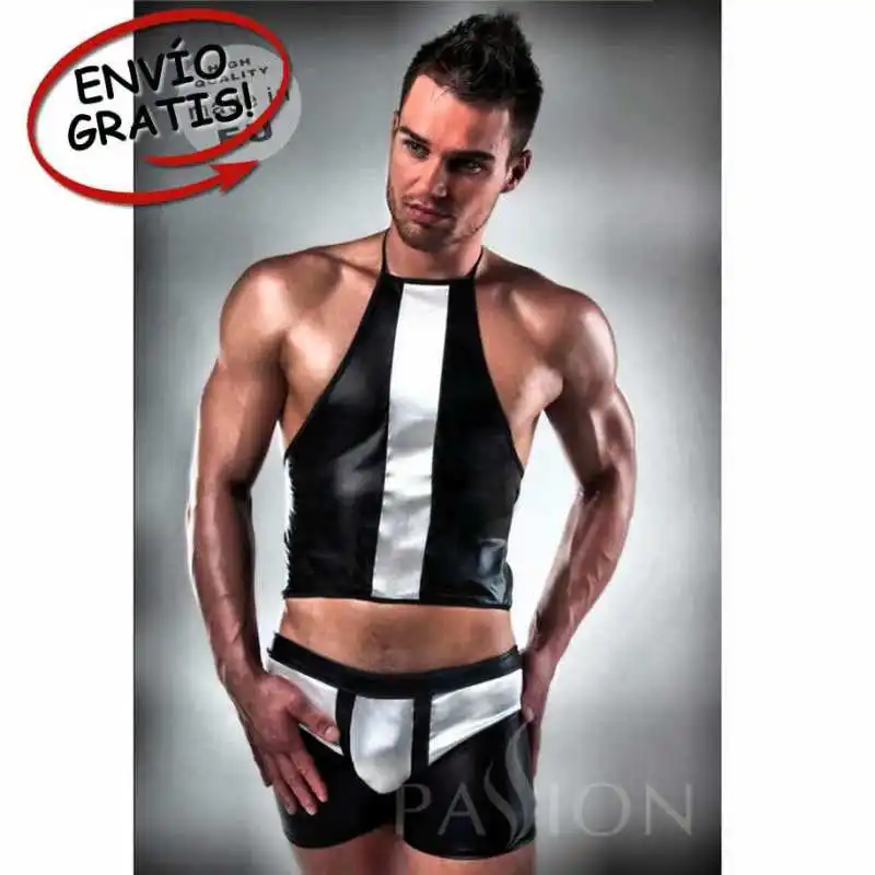 Мужское боди Passion Lingerie, чёрный, L/XL Pas_010 body L/XL - Passion - Мужское ролевое эротическое бельё - Купить