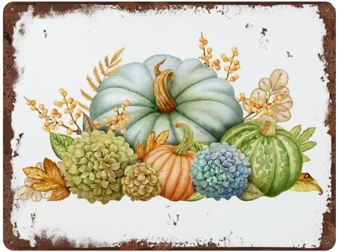 Harvest Bouquet Vintage Tin Sign Pumpkins Gourds Fall Decoration Autumn Quote Thanksgiving Retro Tin Sign
Harvest Bouquet Vintage Tin Sign Pumpkins Gourds Fall Decoration Autumn Quote Thanksgiving Retro Tin Sign