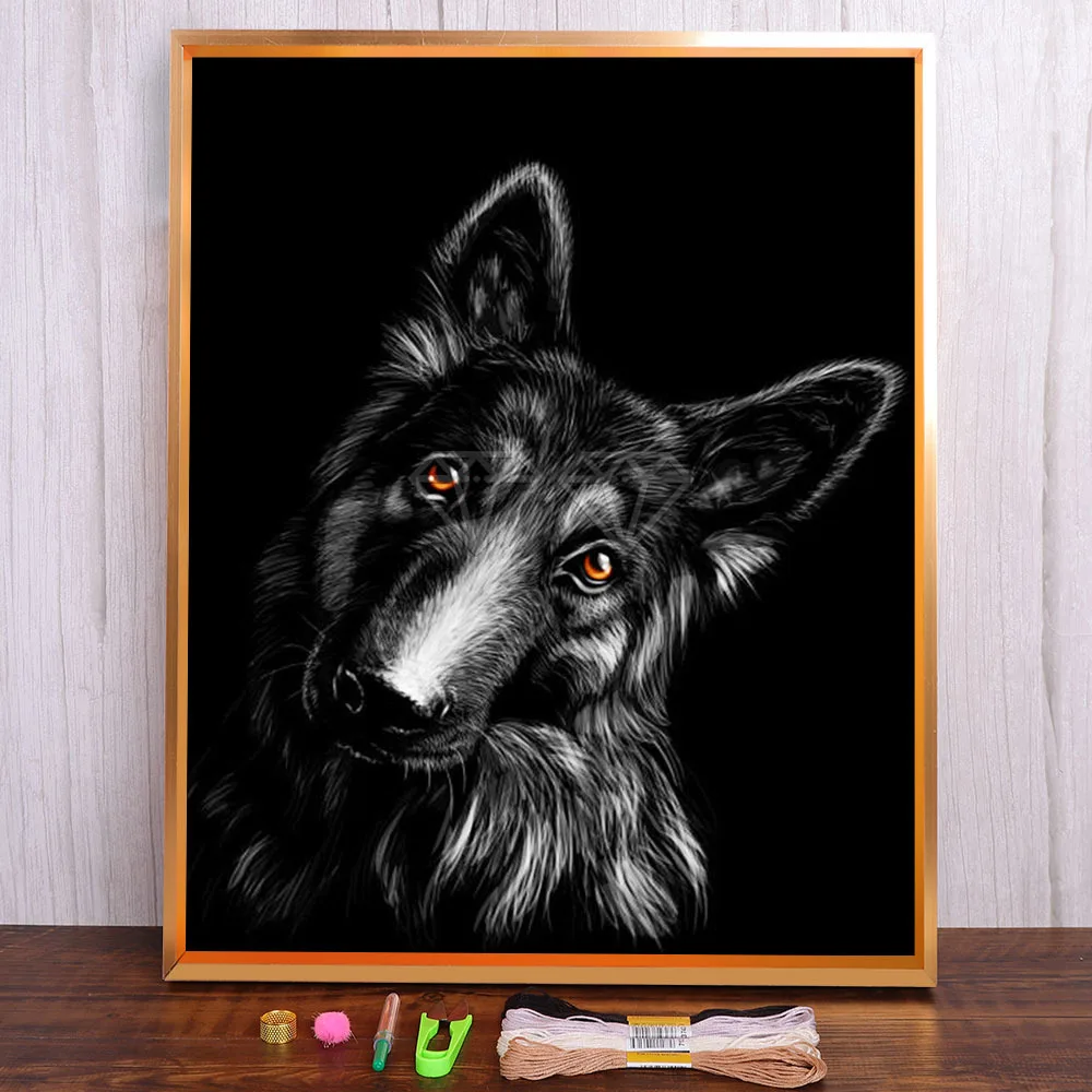 Dark Animal Horse Dog Cat Lion Tiger Fox Pre-Printed 11CT Cross-Stitch Embroidery Set DMC Threads Hobby Handmade Stamped
Dark Animal Horse Dog Cat Lion Tiger Fox Pre-Printed 11CT Cross-Stitch Embroidery Set DMC Threads Hobby Handmade Stamped