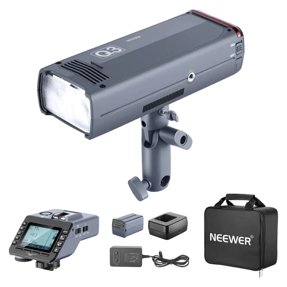 Neewer 200Ws 2.4G TTL Flash Strobe 1/8000 HSS Cordless Monolight with Q-C Wireless Trigger Compatible with DSLR Cameras
Neewer 200Ws 2.4G TTL Flash Strobe 1/8000 HSS Cordless Monolight with Q-C Wireless Trigger Compatible with DSLR Cameras