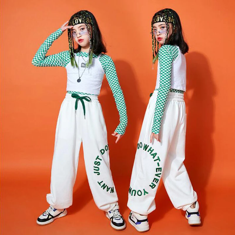 Kids Concert Hip Hop Clothing Crop Tank Tops Vest White Casual Streetwear Sweat Pants For Girl Jazz Dance Costume Show Clothes
Kids Concert Hip Hop Clothing Crop Tank Tops Vest White Casual Streetwear Sweat Pants For Girl Jazz Dance Costume Show Clothes