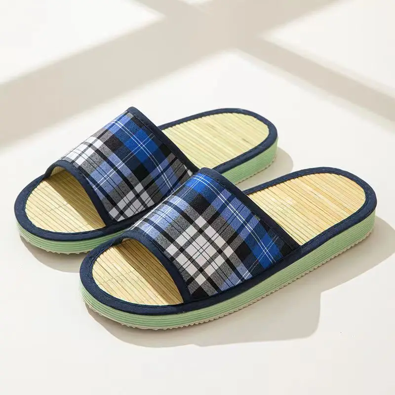 Men's Summer One Word Casual Slippers Thick Bottom Non Slip Bamboo Woven Home Casual Slipper Sweat Absorbing Breathable Slipper
Men's Summer One Word Casual Slippers Thick Bottom Non Slip Bamboo Woven Home Casual Slipper Sweat Absorbing Breathable Slipper