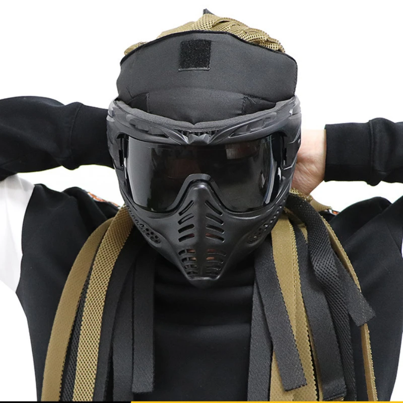 Tactical Mask Soft Bullet Gun Protective Mask Outdoor Real CS Military Fan Equipment Mask Cover Breathable Mask for Face 
Tactical Mask Soft Bullet Gun Protective Mask Outdoor Real CS Military Fan Equipment Mask Cover Breathable Mask for Face