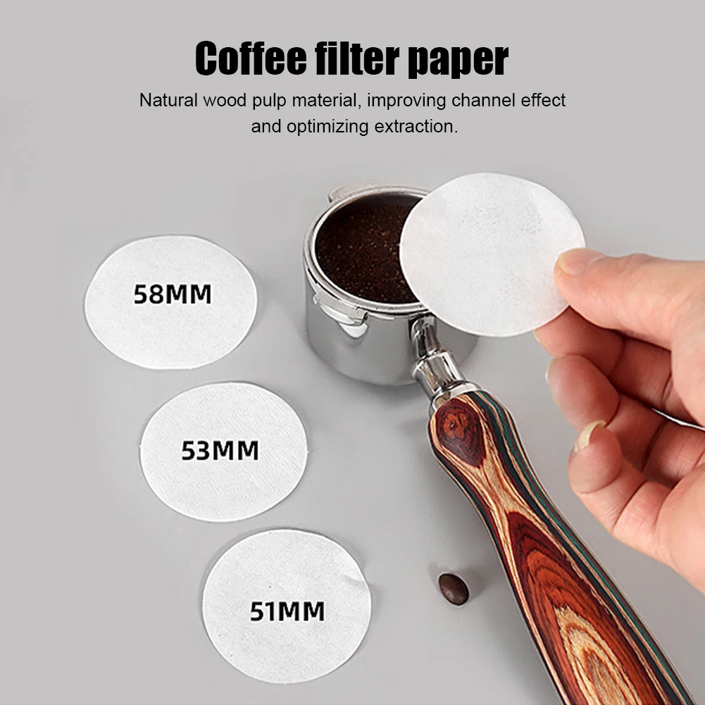 51mm/53mm/58mm Coffee Filter Paper Home Handle Special Powder Bowl Filter Paper Secondary Water Filter Paper Coffee Accessories
51mm/53mm/58mm Coffee Filter Paper Home Handle Special Powder Bowl Filter Paper Secondary Water Filter Paper Coffee Accessories