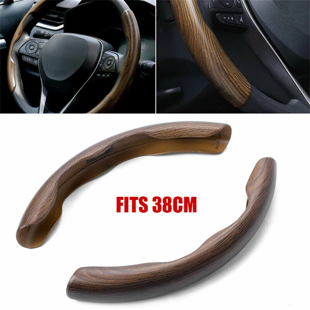 Car Steering Wheel Cover Wood Grain Universal Fit 38cm 15" Anti Slip Grip Trim Car Accessories Steering Wheel Protective Cover
Car Steering Wheel Cover Wood Grain Universal Fit 38cm 15" Anti Slip Grip Trim Car Accessories Steering Wheel Protective Cover