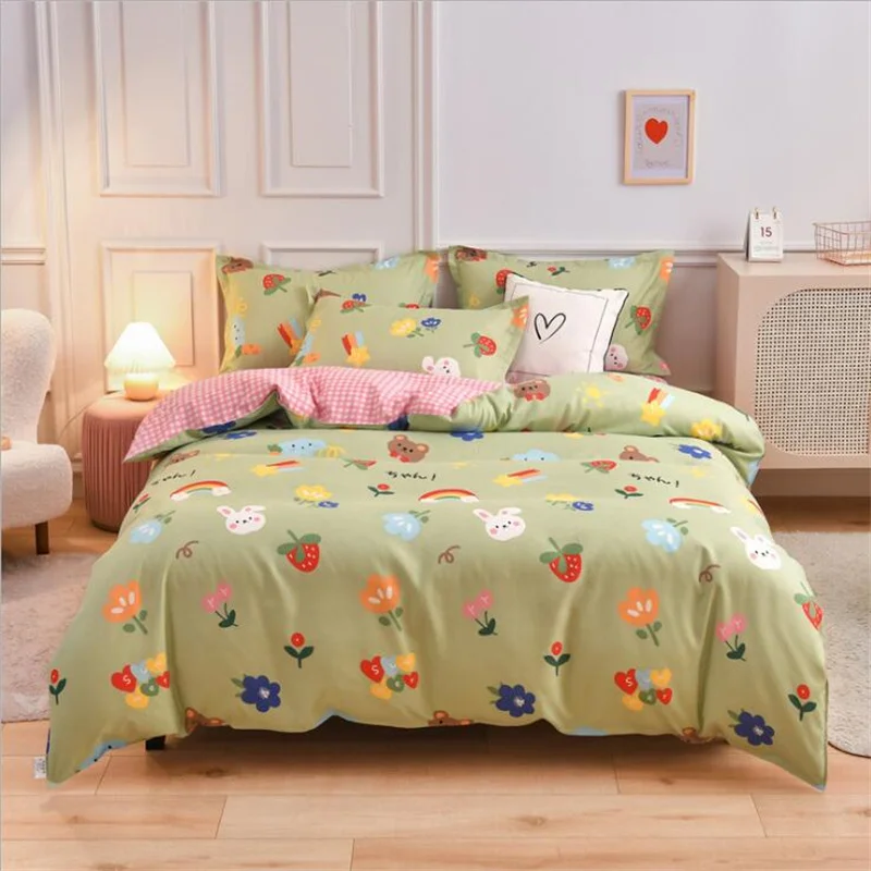 Peach pattern Bedding Set Stitching Two Sided Duvet Cover Pillowcase Single Twin Queen King Size 3/4pcs Home Textile X06B
Peach pattern Bedding Set Stitching Two Sided Duvet Cover Pillowcase Single Twin Queen King Size 3/4pcs Home Textile X06B