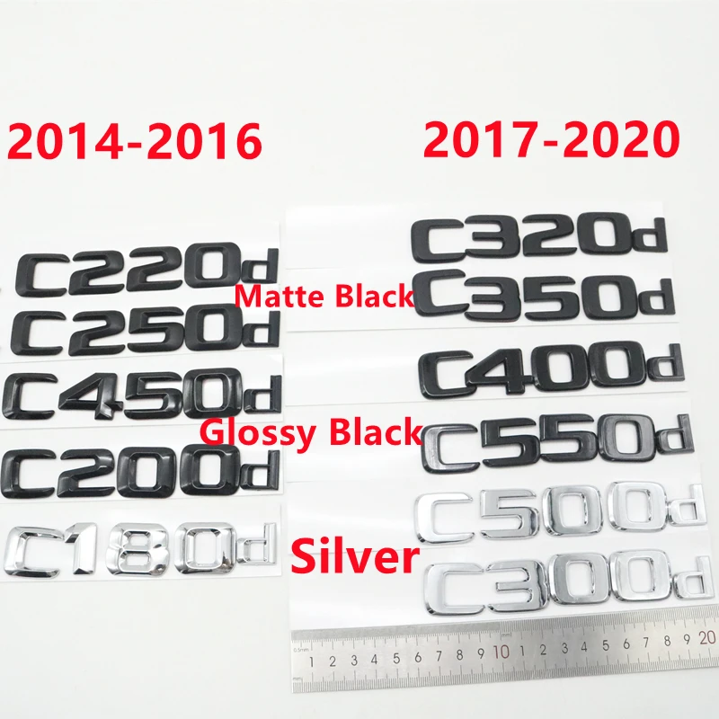 For Mercedes Benz C200d C220d C240d C250d C300d C320d C350d C400d C500d C550d Sticker Emblem Rear Tail Logo Decals
For Mercedes Benz C200d C220d C240d C250d C300d C320d C350d C400d C500d C550d Sticker Emblem Rear Tail Logo Decals