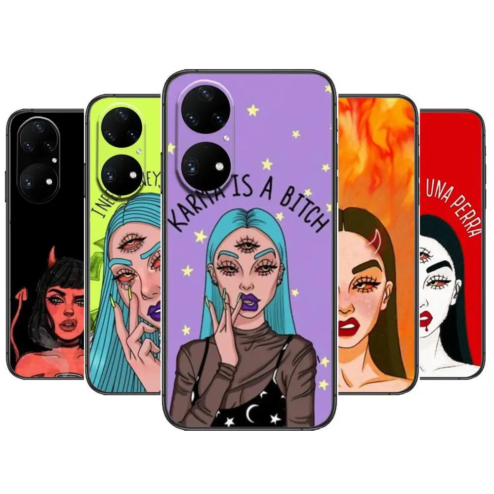 Aesthetic Devil Woman Bad girl Painted Phone Case For Huawei p50 P40 p30 P20 10 9 8 Lite E Pro Plus Black Etui Coque Painting Ho
Aesthetic Devil Woman Bad girl Painted Phone Case For Huawei p50 P40 p30 P20 10 9 8 Lite E Pro Plus Black Etui Coque Painting Ho