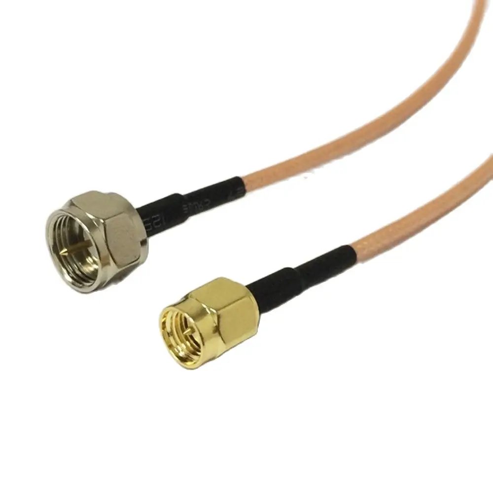 

1PC New SMA Male to F Plug Connector RG316 Coaxial Cable Pigtail 15CM 6"/20CM/30CM/50CM Adapter