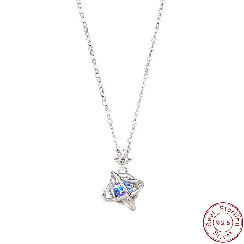 Fine CZ Universe Cavicle Chain S925 Sterling Silver Necklace For Women Birthday Jewelry Gift+box
Fine CZ Universe Cavicle Chain S925 Sterling Silver Necklace For Women Birthday Jewelry Gift+box