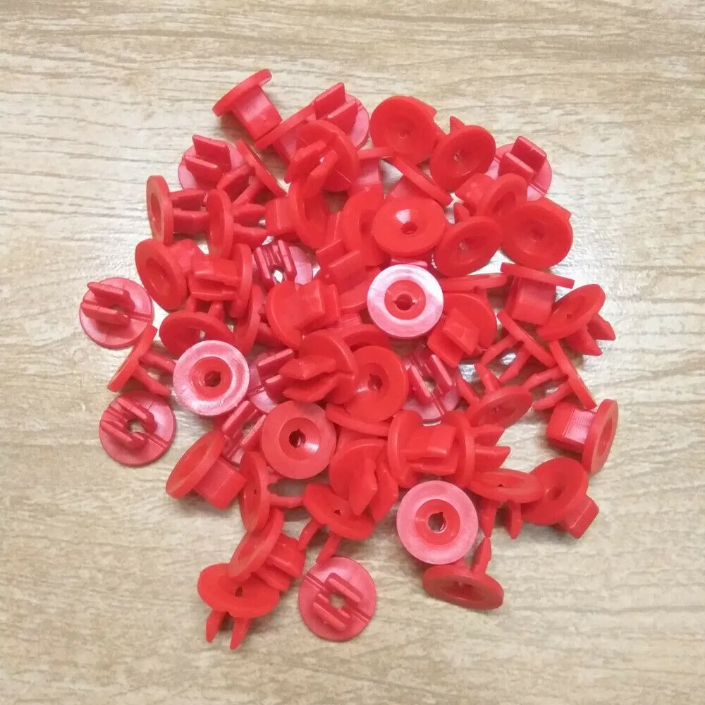 For Ford Under-Body Shield Nut Set Of 30 Red W702438-S300 Body Bolts Bumper Fender Liner Push Retainer Fastener
For Ford Under-Body Shield Nut Set Of 30 Red W702438-S300 Body Bolts Bumper Fender Liner Push Retainer Fastener