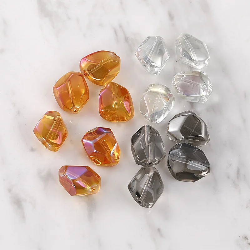 5pcs/lot 12*16mm Colorful Crystal Glass Beads Irregular Transparent Seed Bead for DIY Jewelry Making Bracelet Accessories
5pcs/lot 12*16mm Colorful Crystal Glass Beads Irregular Transparent Seed Bead for DIY Jewelry Making Bracelet Accessories