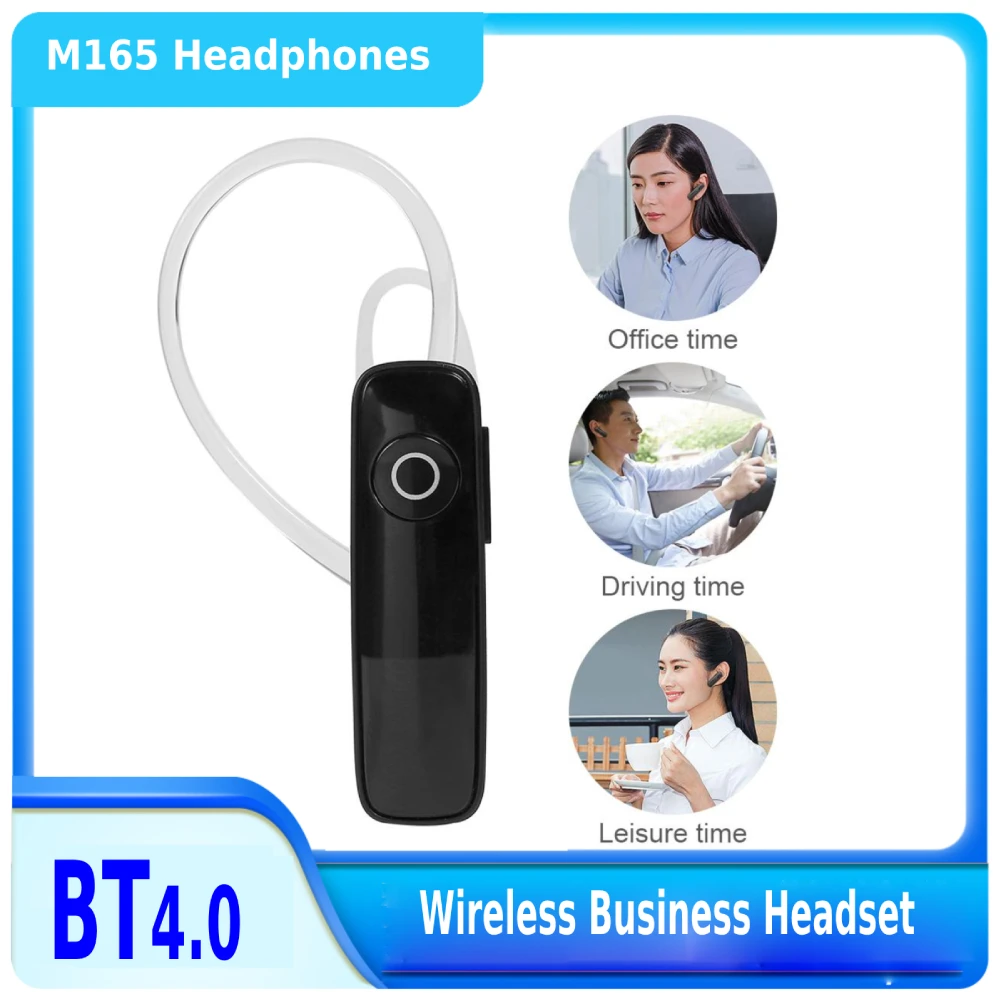 Беспроводные Bluetooth-наушники M165, высокоточный звук и голос, эффект стерео, гарнитура для звонков в деловом стиле
Беспроводные Bluetooth-наушники M165, высокоточный звук и голос, эффект стерео, гарнитура для звонков в деловом стиле