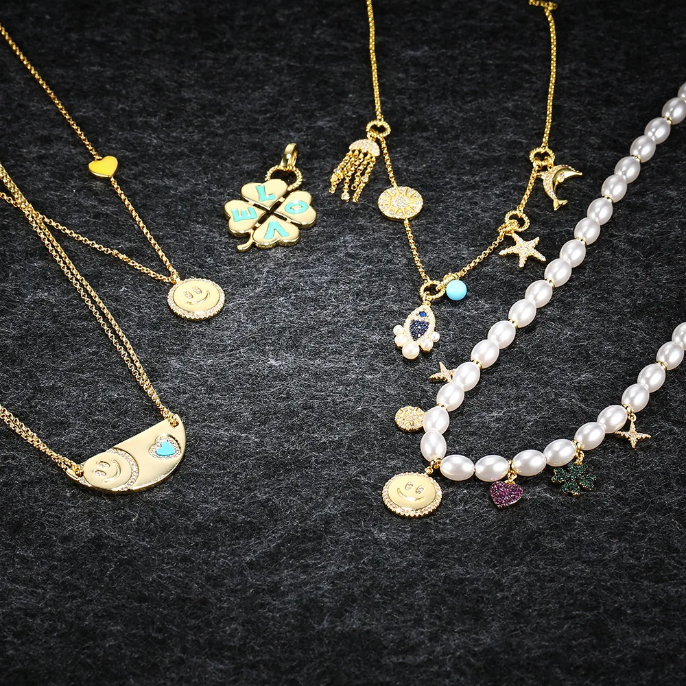 LIDU высококачественное ожерелье из серебра 925 пробы со смайликом и жемчугом со стильной и изысканной искусственной кожей в подарок для друзей 
LIDU высококачественное ожерелье из серебра 925 пробы со смайликом и жемчугом со стильной и изысканной искусственной кожей в подарок для друзей