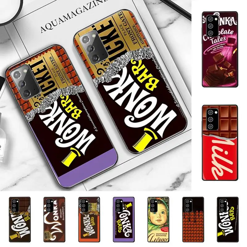 

Alenka Bar Wonka Chocolate Phone Case for Samsung Note 5 7 8 9 10 20 pro plus lite ultra A21 12 72