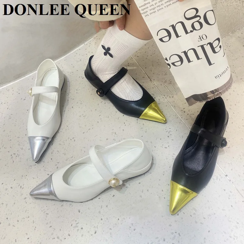 Fashion Pointed Toe Flats Heel Mary Jane Shoes Women Casual Ballet Female Ballerinas Brand Mixed Color Chaussure Zapatilla Mujer
Fashion Pointed Toe Flats Heel Mary Jane Shoes Women Casual Ballet Female Ballerinas Brand Mixed Color Chaussure Zapatilla Mujer