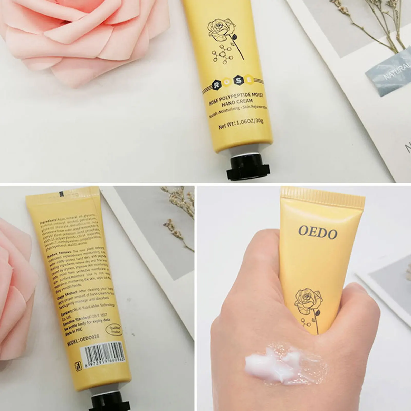 Rose Flower Hand Cream Moisturizing Hand Care Cream Hand Cream For Dry Cracked Hands Working Hands Fragrance Hand Lotion Gift
Rose Flower Hand Cream Moisturizing Hand Care Cream Hand Cream For Dry Cracked Hands Working Hands Fragrance Hand Lotion Gift