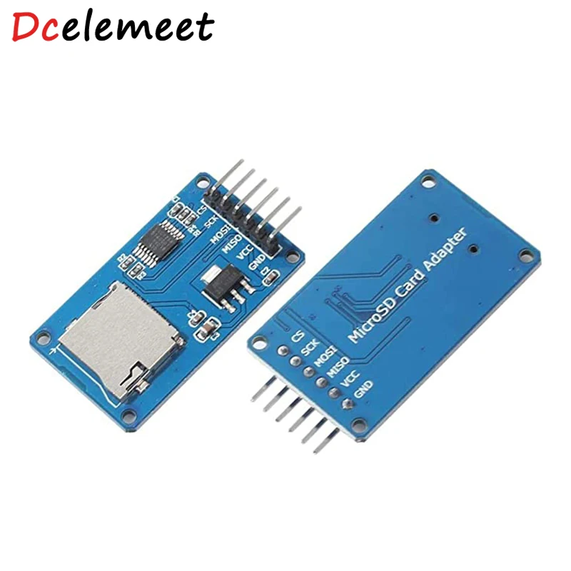 Micro SD TF Card Memory Shield Module 6Pin SPI Interface Driver Module Micro SD Storage Expansion Board for Arduino
Micro SD TF Card Memory Shield Module 6Pin SPI Interface Driver Module Micro SD Storage Expansion Board for Arduino