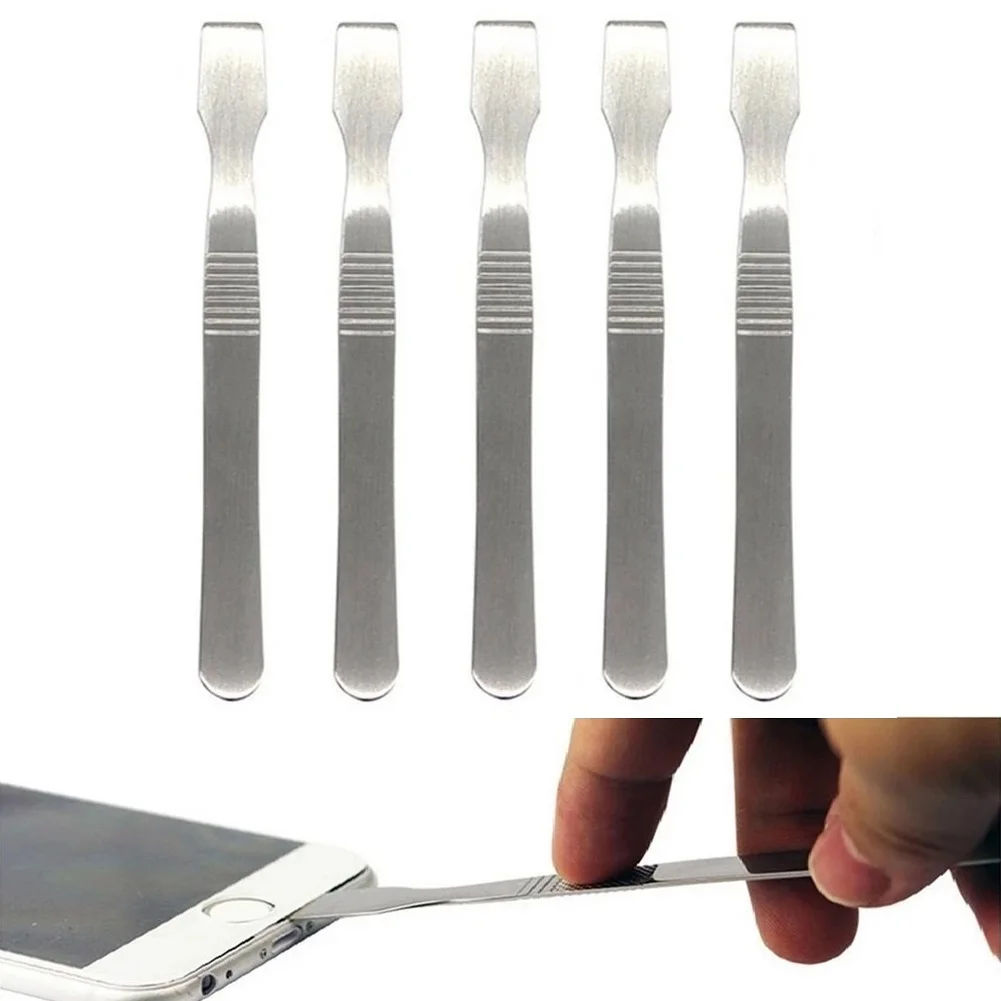 5Pcs Stainless Steel Metal Spudger 120*11mm Solder Paste Spudger Knife Repair BGA Paver Blade Solder Paste Scraper Hand Tool
5Pcs Stainless Steel Metal Spudger 120*11mm Solder Paste Spudger Knife Repair BGA Paver Blade Solder Paste Scraper Hand Tool