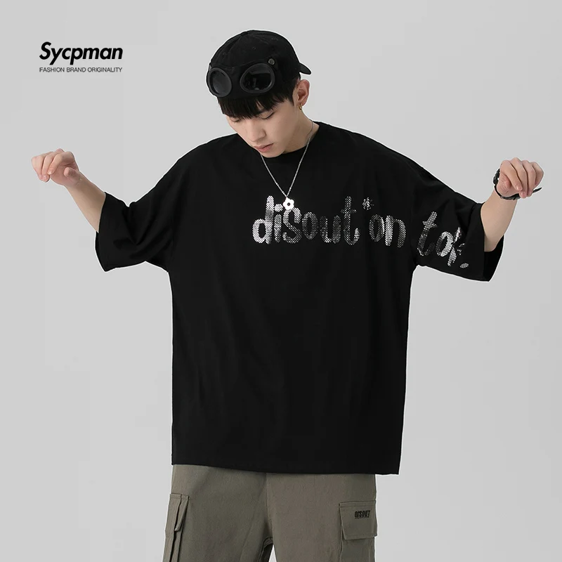 2022 новый топ с надписью, трендовая Универсальная футболка с коротким рукавом, свободная большая футболка большого размера 
2022 новый топ с надписью, трендовая Универсальная футболка с коротким рукавом, свободная большая футболка большого размера