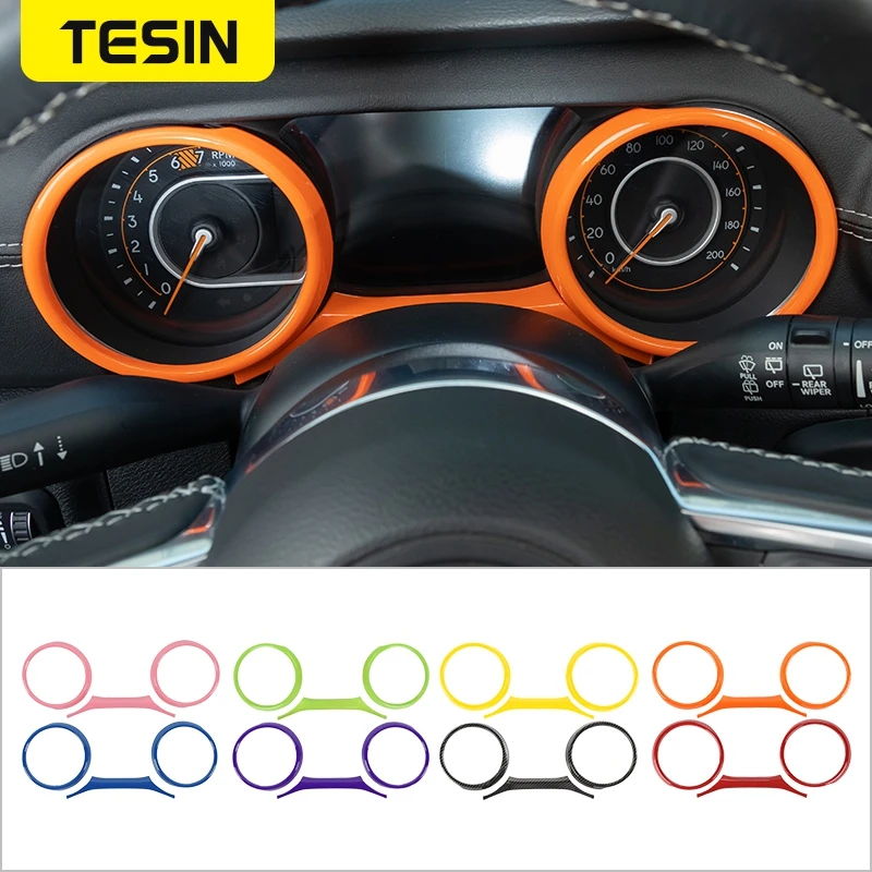 TESIN Car Instrument Dashboard Decoration Cover Stickers for Jeep Gladiator JT 2018+ Accessories for Jeep Wrangler JL 2018-2021
TESIN Car Instrument Dashboard Decoration Cover Stickers for Jeep Gladiator JT 2018+ Accessories for Jeep Wrangler JL 2018-2021