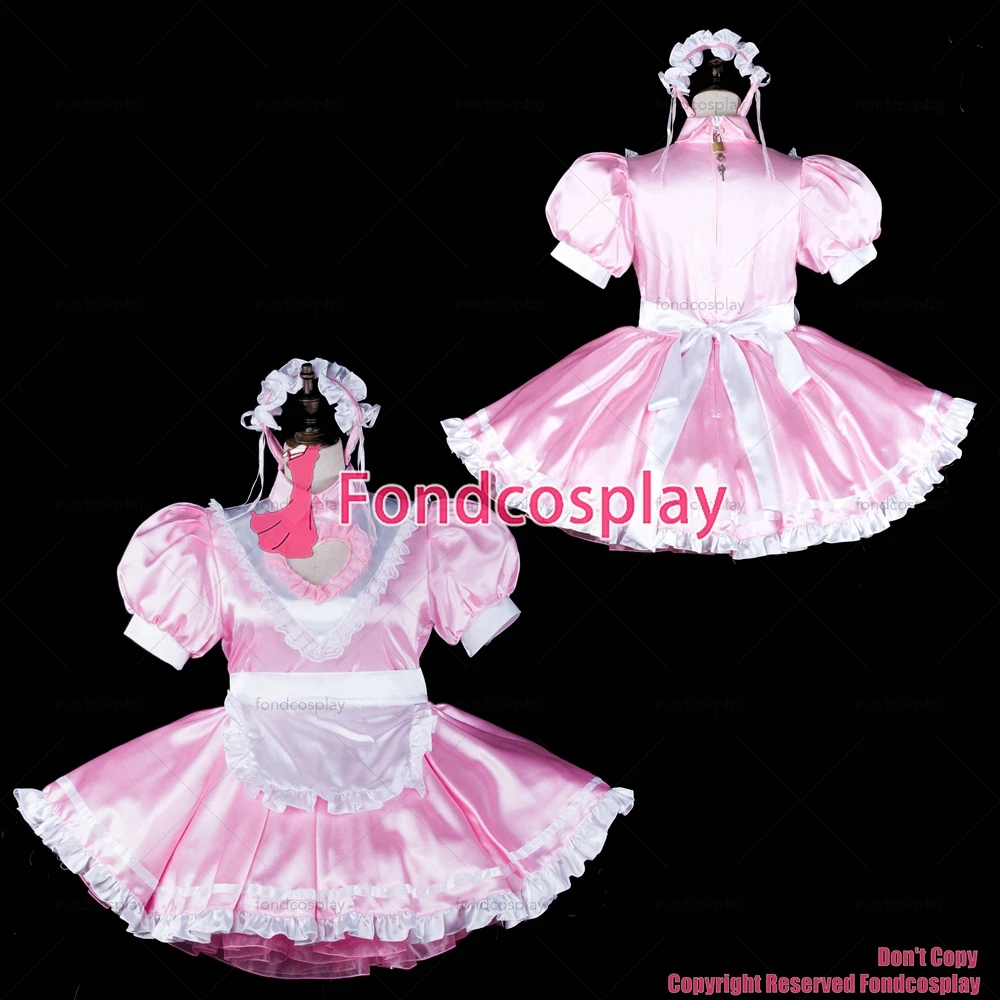 Сексуальная одежда для взрослых с крестом fondcosplay, розовое атласное платье для детей, Униформа с замком в форме сердца, белый фартук для CD/TV[...
Сексуальная одежда для взрослых с крестом fondcosplay, розовое атласное платье для детей, Униформа с замком в форме сердца, белый фартук для CD/TV[...