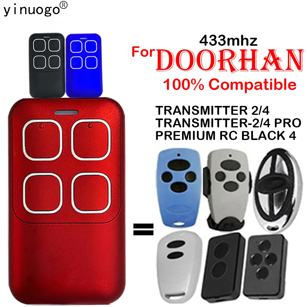 

DOORHAN TRANSMITTER - 2 4 PRO Gate Control 433MHz Garage Door Remote Control Key Fob For Gates and Barriers Gate Control Opener