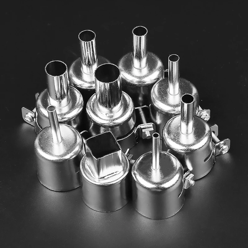 850 Type Hot Air Gun Universal Nozzle Desoldering Station BGA Repair Soldering Machine Air Nozzles Kits 22mm Diameter for 852D++
850 Type Hot Air Gun Universal Nozzle Desoldering Station BGA Repair Soldering Machine Air Nozzles Kits 22mm Diameter for 852D++