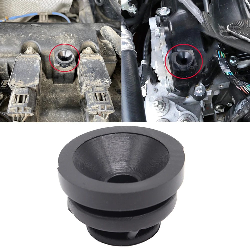 

2pcs Black Front Left & Right Rubber Cushion For The Upper Cover Plate Of Automobile Engines For Mazda 2 DJ DL 2014 - 2021