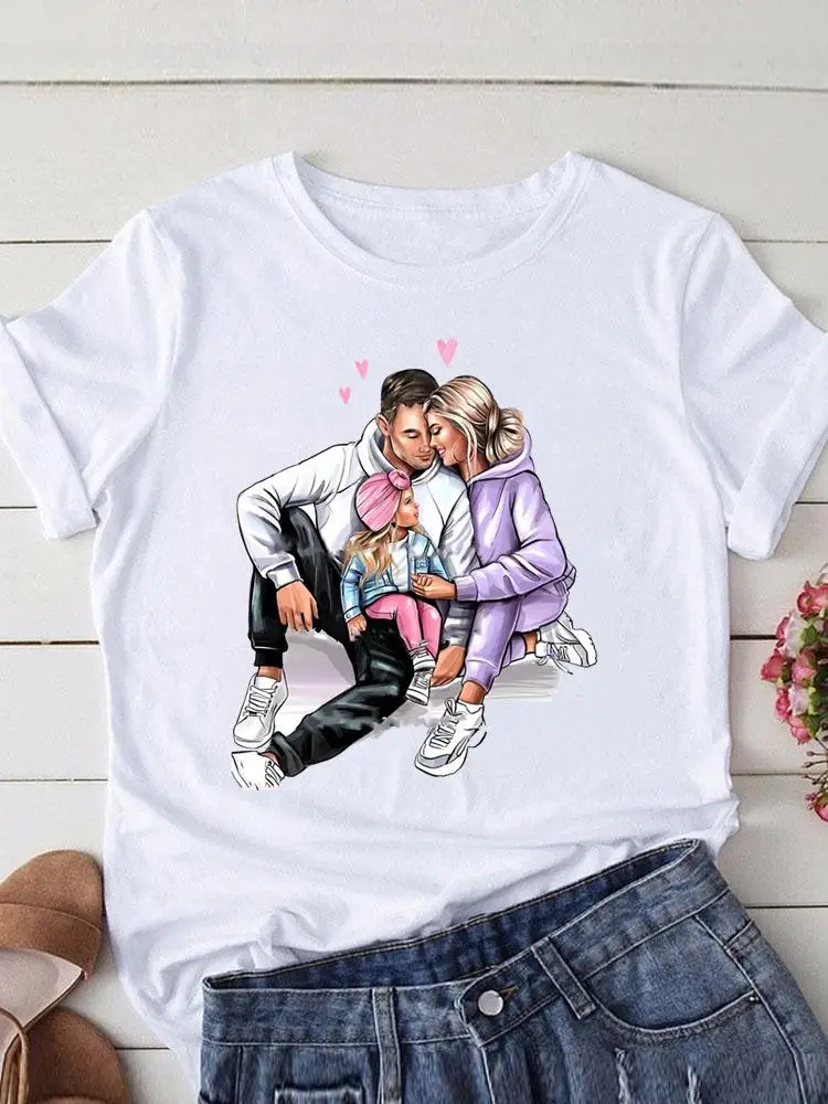 Short Sleeve Family Love Mom Mama Women Print Summer Graphic T Shirt Casual Clothing Fashion Clothes Tee T-shirt Female Top
Short Sleeve Family Love Mom Mama Women Print Summer Graphic T Shirt Casual Clothing Fashion Clothes Tee T-shirt Female Top