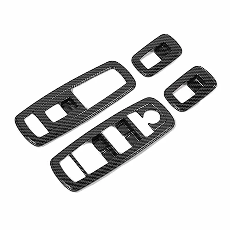 Window Lift Switch Cover Interior Button Trim for Dodge RAM 2010-2017/Charger Durango 2011-2021, ABS Carbon Fiber
Window Lift Switch Cover Interior Button Trim for Dodge RAM 2010-2017/Charger Durango 2011-2021, ABS Carbon Fiber