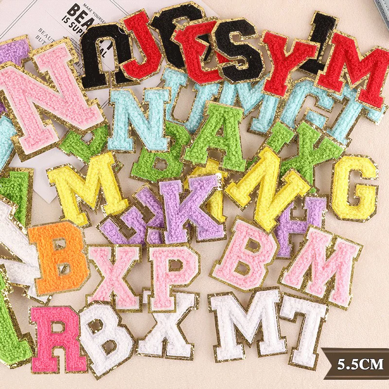 1pcs Chenille Letter Patches Towel Initials Children Clothings Embroidered Patches Diy Sewing Denim Jacket Jeans Patches
1pcs Chenille Letter Patches Towel Initials Children Clothings Embroidered Patches Diy Sewing Denim Jacket Jeans Patches
