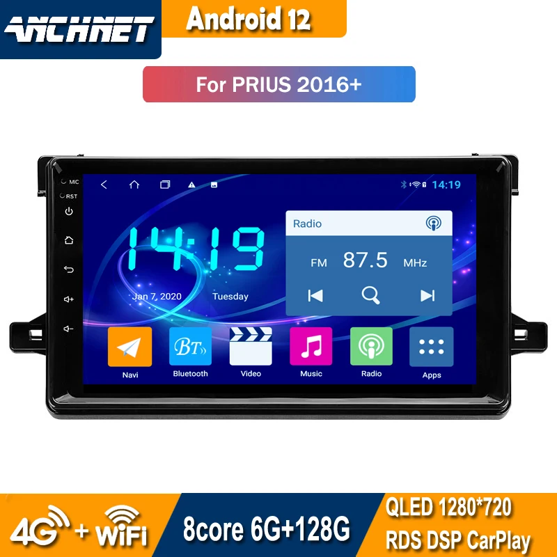 9 дюймовый Android 12 Автомобильный плеер радио GPS авто стерео для Toyota Prius 2014 2015 2016 2017 GPS навигация
9 дюймовый Android 12 Автомобильный плеер радио GPS авто стерео для Toyota Prius 2014 2015 2016 2017 GPS навигация