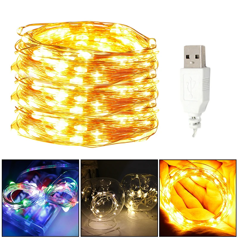 1/5/10M Fairy Lights Copper Wire Garland Light Waterproof LED String Lights For Christmas Wedding Party New Year Decoration
1/5/10M Fairy Lights Copper Wire Garland Light Waterproof LED String Lights For Christmas Wedding Party New Year Decoration