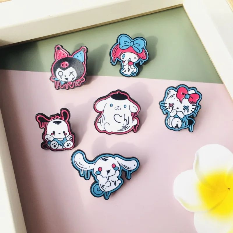 Halloween Hello Kitty Sanrio Brooch Kuromi My Melody Anime Kawaii Badge Cute Cartoon Metal Women Pins Creative Accessories Gift
Halloween Hello Kitty Sanrio Brooch Kuromi My Melody Anime Kawaii Badge Cute Cartoon Metal Women Pins Creative Accessories Gift