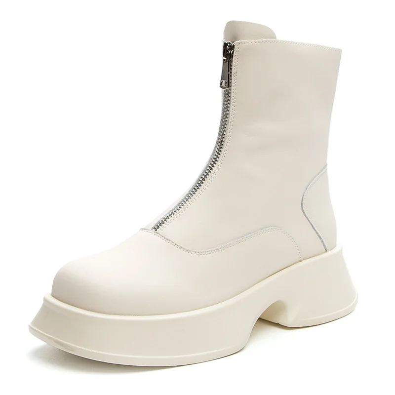 Top Quality Women Chelsea Boots Genuine Leather Fur Winter Boots Women Front Zipper Waterproof Platform Women's Short Boots 2022
Top Quality Women Chelsea Boots Genuine Leather Fur Winter Boots Women Front Zipper Waterproof Platform Women's Short Boots 2022