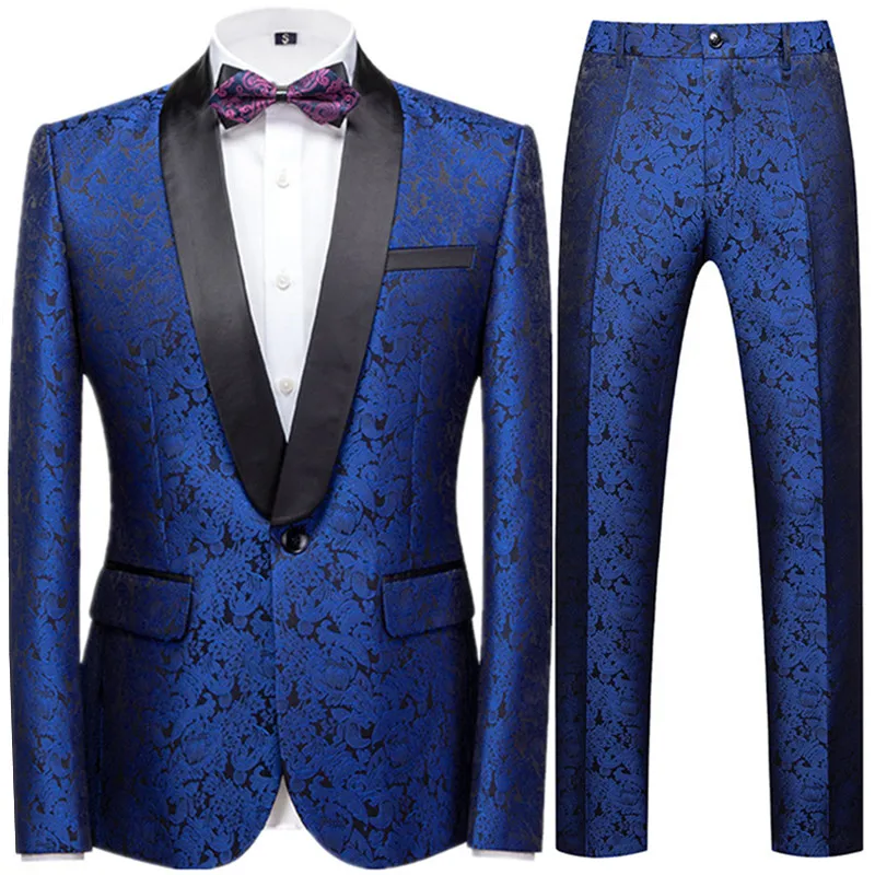 2022 Spring Autumn New Men's Casual Business Boutique Flower Print Suit Two Piece Set / Men's Blazers Coat Jacket Pants Trousers
2022 Spring Autumn New Men's Casual Business Boutique Flower Print Suit Two Piece Set / Men's Blazers Coat Jacket Pants Trousers