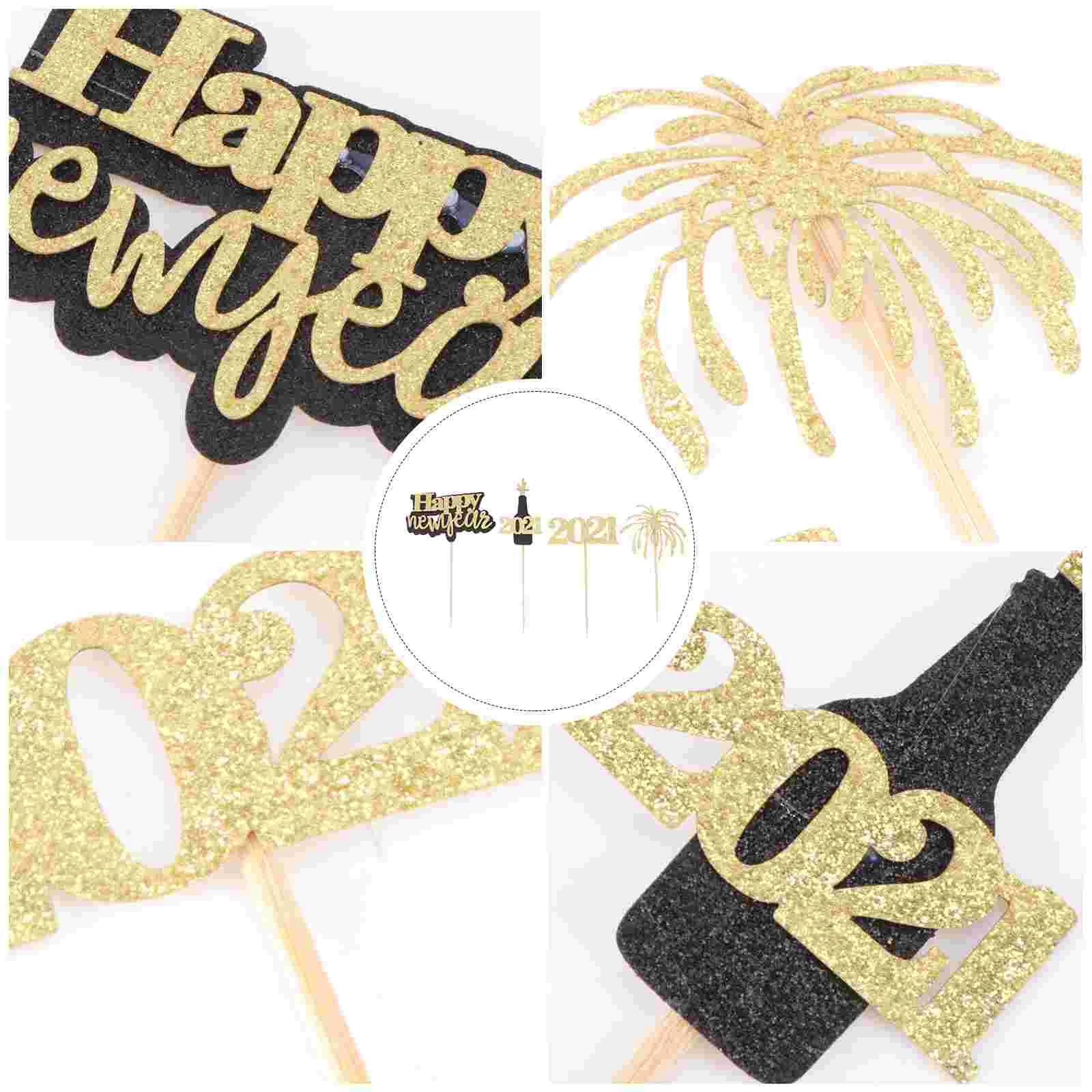 20pcs Happy New Year Cake Topper 2021 Glitter Cupcake Topper Picks 2021 Birthday Xmas Festival New Year Eve Party
20pcs Happy New Year Cake Topper 2021 Glitter Cupcake Topper Picks 2021 Birthday Xmas Festival New Year Eve Party