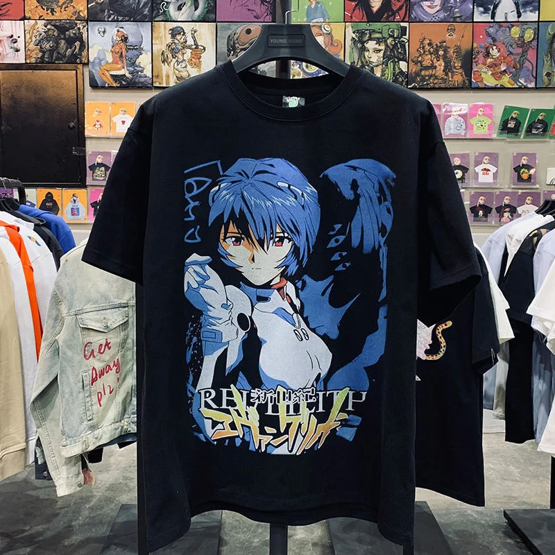 Japanese Anime Evangelioned Shirt Women's T Shirt Streetwear Short Sleeve Y2k Tops Clothing Harajuku Anime Oversized T-shirt
Japanese Anime Evangelioned Shirt Women's T Shirt Streetwear Short Sleeve Y2k Tops Clothing Harajuku Anime Oversized T-shirt