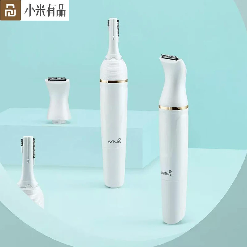 

Xiaomi Wellskins Electric Eyebrow Trimmer Eye Brow Epilator Mini Shaving Portable Razors Facial Hair Remover Clip Trimmer