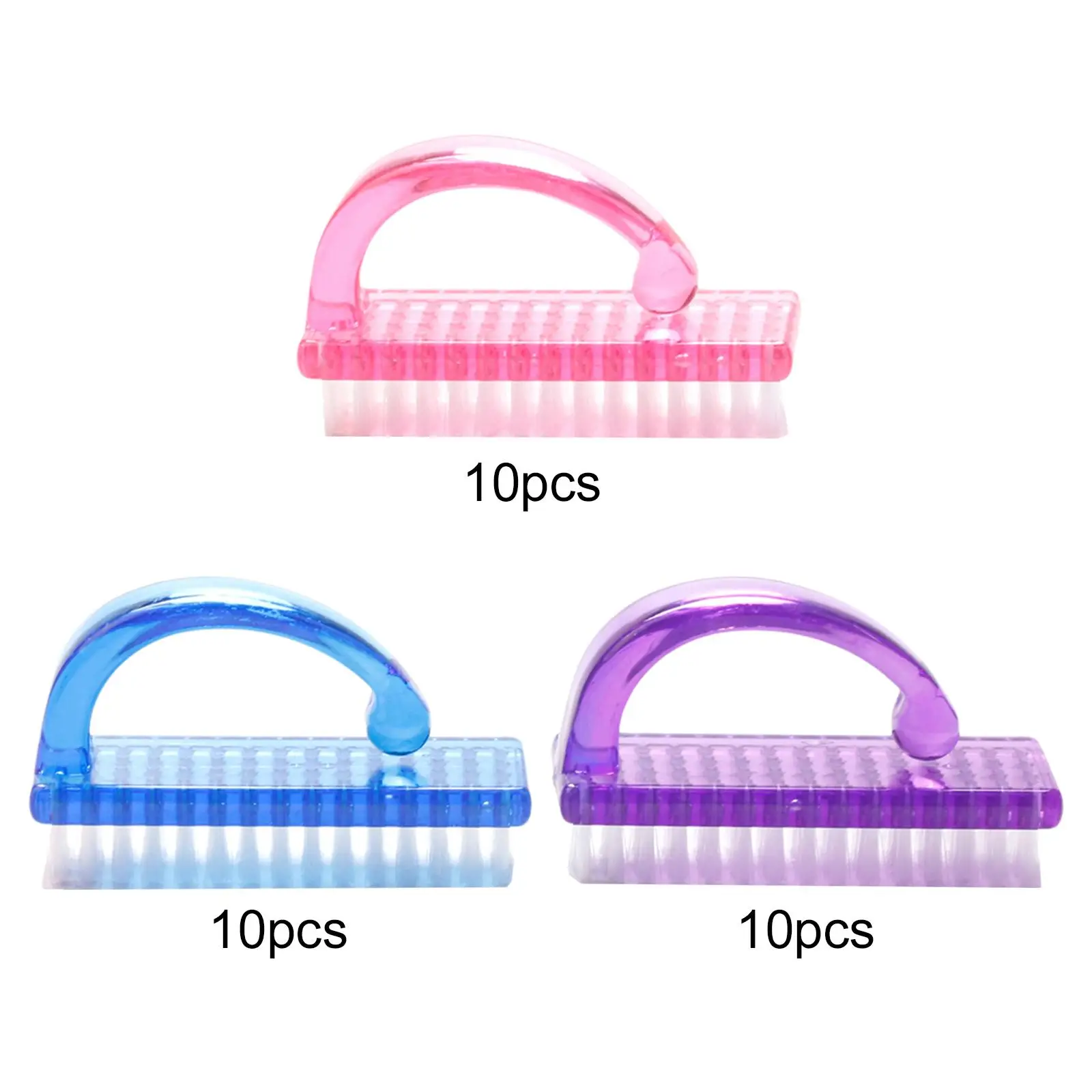 10x Handle Grip Nail Brush Beauty Plastic Soft Nail Brushes Nail Art Tools Hand Fingernail Brush for Toes Nails Cleaner Kids Men
10x Handle Grip Nail Brush Beauty Plastic Soft Nail Brushes Nail Art Tools Hand Fingernail Brush for Toes Nails Cleaner Kids Men
