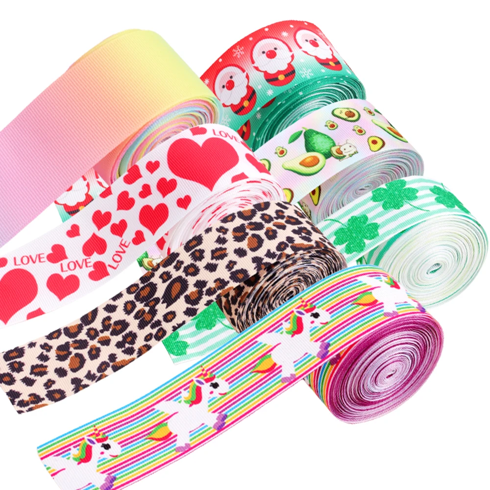 10Yards 38mm Love Heart Unicorn Printed Grosgrain Ribbon for Gift Wrapping Christmas Wedding Party Decoration DIY Hair Bows
10Yards 38mm Love Heart Unicorn Printed Grosgrain Ribbon for Gift Wrapping Christmas Wedding Party Decoration DIY Hair Bows