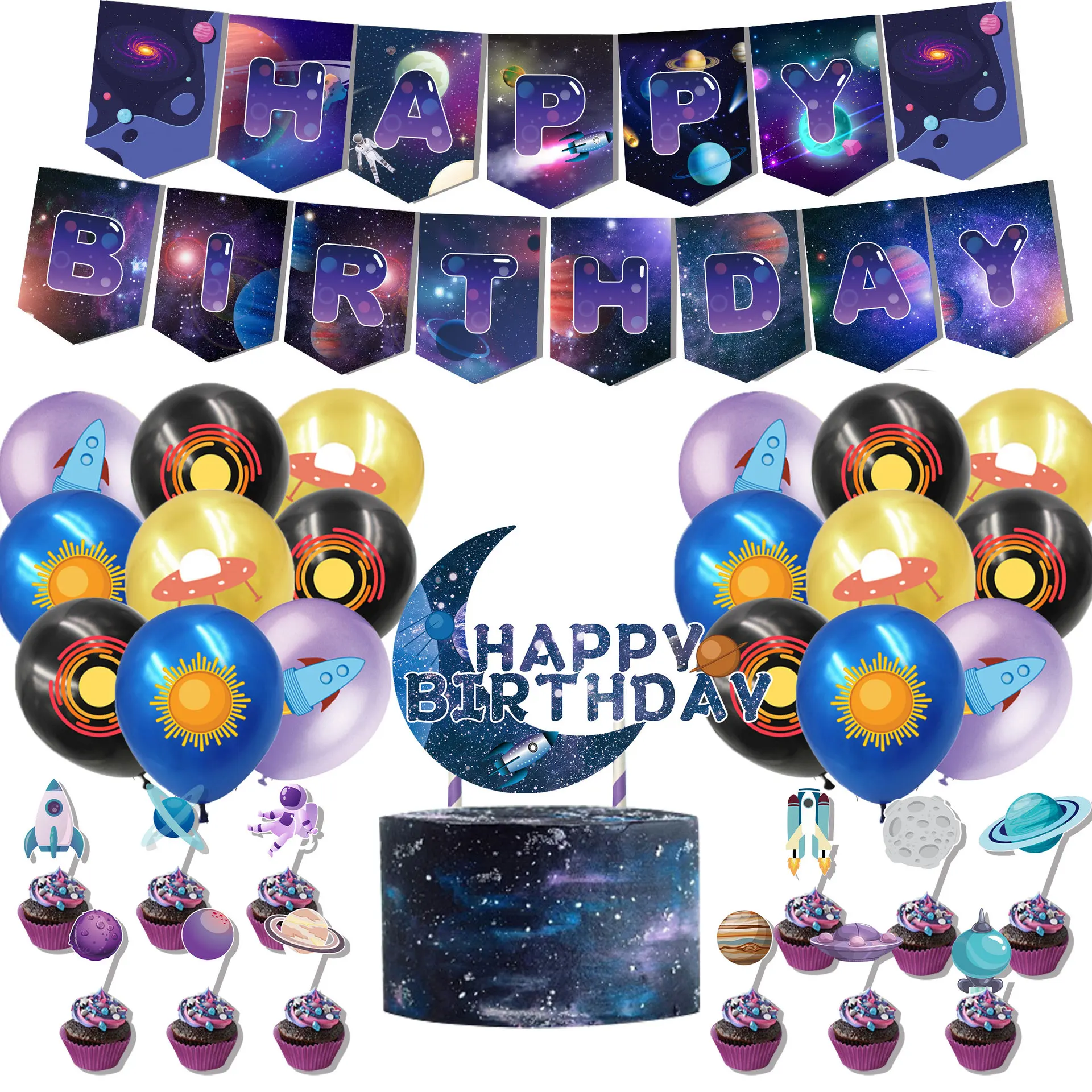 Astronaut Rocket Theme Party Banner Balloons Funny Glasses Outer Space Party Supplies Happy Birthday Party Decorations Kids Boy
Astronaut Rocket Theme Party Banner Balloons Funny Glasses Outer Space Party Supplies Happy Birthday Party Decorations Kids Boy
