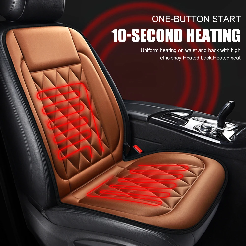 1PCS Heated Car Seat Cover 30' Fast Heating Seat Cushion 12-24v Heated Car Seat Protector 45W Universal Car Heater Accessories
1PCS Heated Car Seat Cover 30' Fast Heating Seat Cushion 12-24v Heated Car Seat Protector 45W Universal Car Heater Accessories
