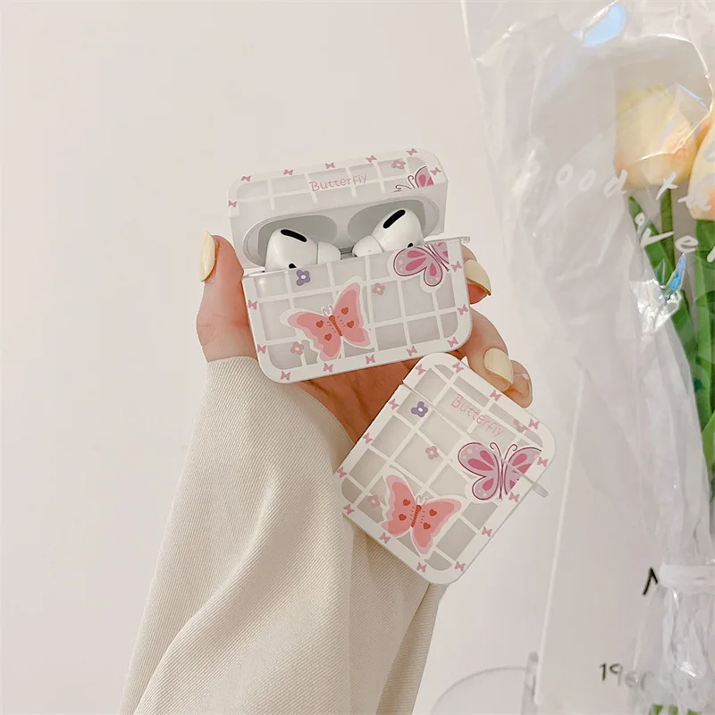 Ins Style Plaid Butterfly Silicone Earphone Cover for Apple Airpods Pro 3 Case for Airpods 3 3rd Generation Air Pod 2 1 Case
Ins Style Plaid Butterfly Silicone Earphone Cover for Apple Airpods Pro 3 Case for Airpods 3 3rd Generation Air Pod 2 1 Case