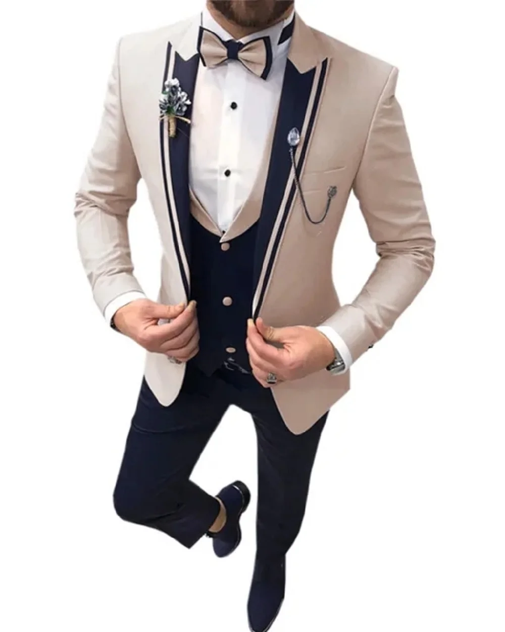 Colorful Wedding Men Suit Peak Lapel Costume Homme Groom Prom Party Terno Masculino Slim Fit Bridegroom Fashion Blazer 3 Pieces
Colorful Wedding Men Suit Peak Lapel Costume Homme Groom Prom Party Terno Masculino Slim Fit Bridegroom Fashion Blazer 3 Pieces