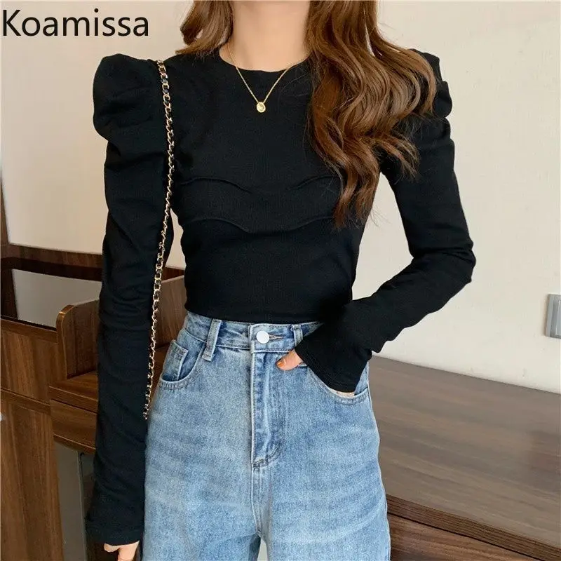 Женская хлопковая футболка с длинным рукавом, круглым вырезом и пуговицами
Женская хлопковая футболка с длинным рукавом, круглым вырезом и пуговицами