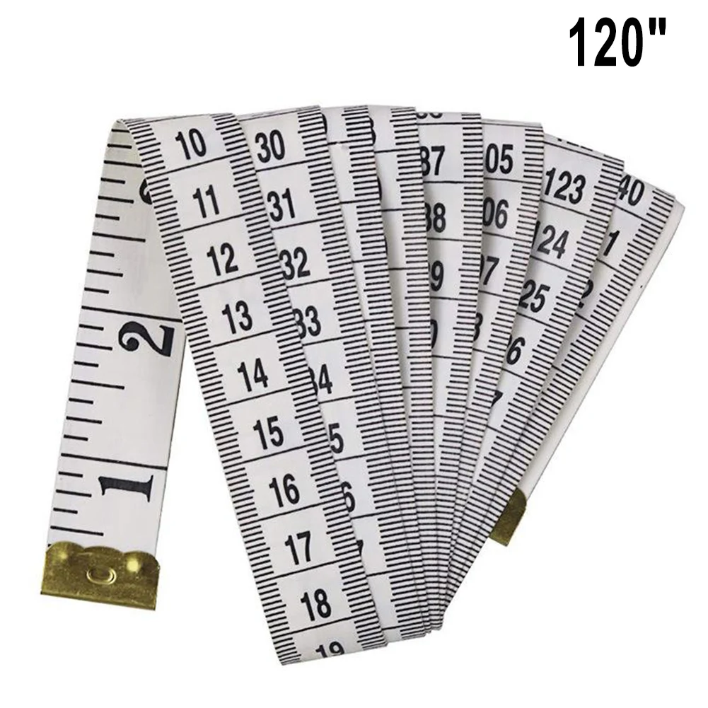 120\" Body Measuring Ruler Sewing Tailor Tape Measure Centimeter Meter Sewing Measuring Tape Soft Ruler Needlework Sewing Tool
120\" Body Measuring Ruler Sewing Tailor Tape Measure Centimeter Meter Sewing Measuring Tape Soft Ruler Needlework Sewing Tool