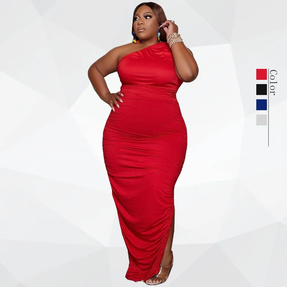 New Plus Size Round Neck Women Dress 4XL 5XL Pure Cotton Side Shoulder Slit Solid Color Dresses Clothing Wholesale Dropshipping
New Plus Size Round Neck Women Dress 4XL 5XL Pure Cotton Side Shoulder Slit Solid Color Dresses Clothing Wholesale Dropshipping
